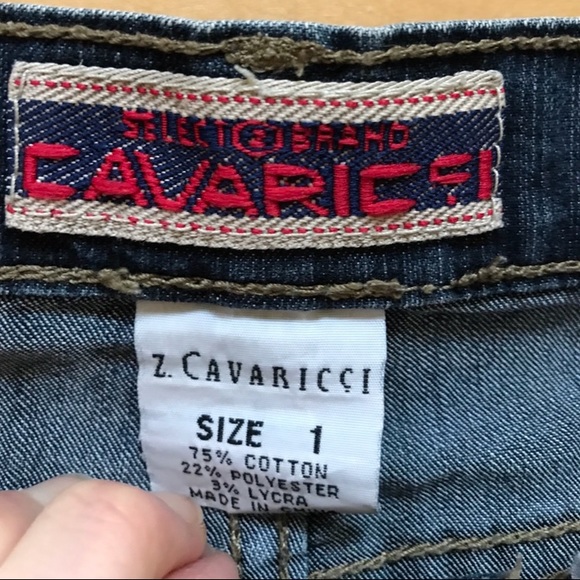 Vintage Z. Cavaricci dark denim (Jean) skirt sz 1 - Picture 3 of 3